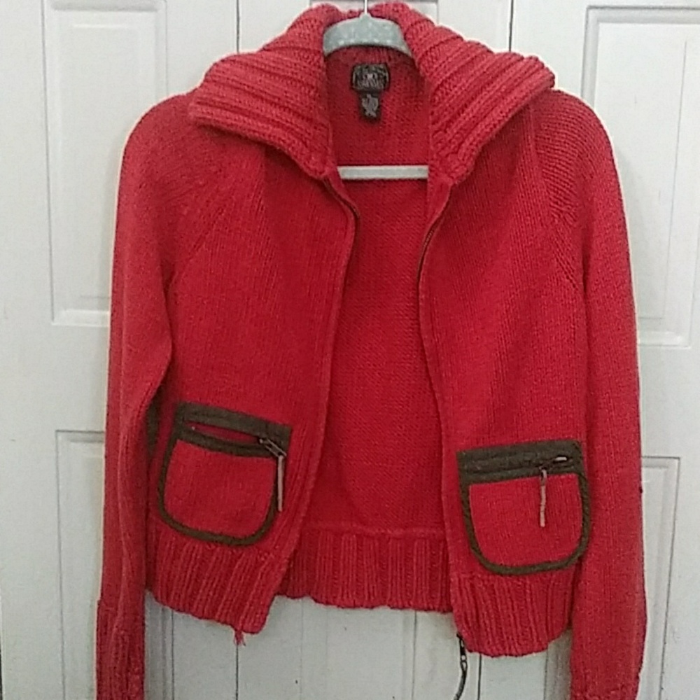 Lucky Brand zip-up cardigan size XL